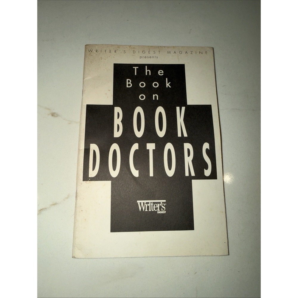 The Book on Book Doctors Writer's Digest 1994 Editing Writing Guide Paperback